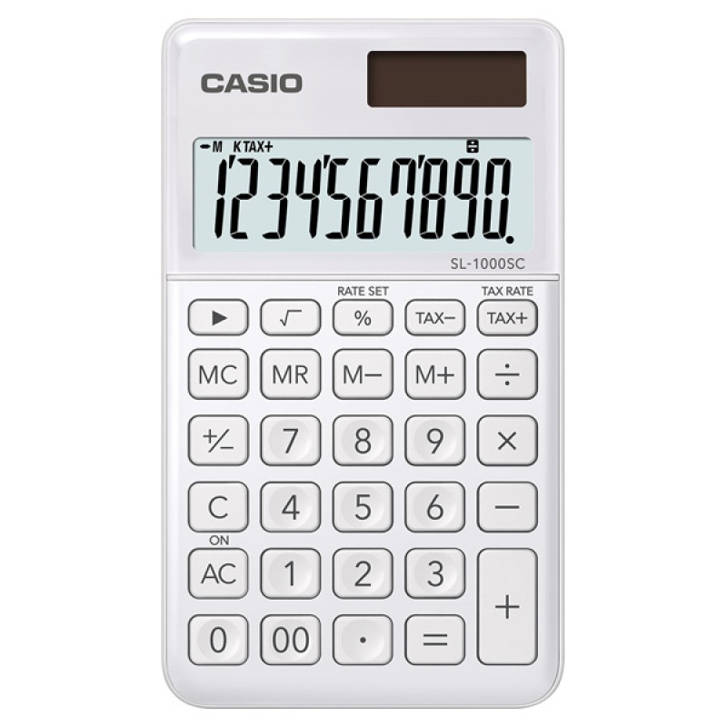 276568-266806-kopia_kalkulator_kieszonkowy_casio_sl_1000sc-800w Kalkulator kieszonkowy CASIO SL-1000SC-WE-B, 10-cyfrowy, 71x120mm, biały - obrazek 1