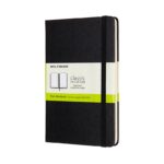 Notes MOLESKINE Classic M, 11,5x18 cm, gładki, twarda oprawa, 208 stron, czarny