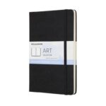 Notes Art Watercolour MOLESKINE L (13x21cm), 72 strony, czarny