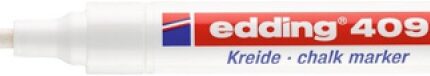 Marker kredowy e-4095 EDDING, 2-3mm, biały (opakowanie 10 szt.)