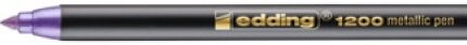 Pisak z cienką końcówką e-1200 EDDING, 1-3mm, metaliczny fioletowy