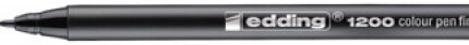 Pisak z cienką końcówką e-1200 EDDING, 1mm, czarny