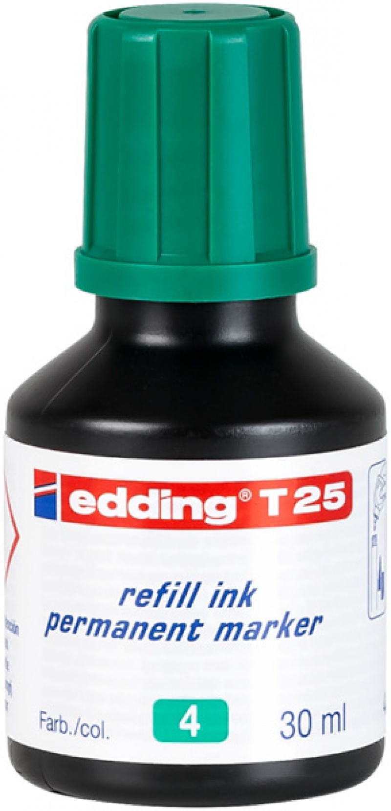 284282-289191-tusz_do_uzupelniania_mark_permanent_e_t25_ed-800w Tusz do uzupełniania markerów permanentnych e-t25 EDDING, zielony - obrazek 1