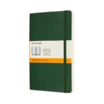 Notes MOLESKINE L (13x21cm) w linie, miękka oprawa, myrtle green, 192 strony, zielony