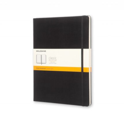 Notes MOLESKINE Classic XL (19x25cm) w linie, twarda oprawa, 192 strony, czarny