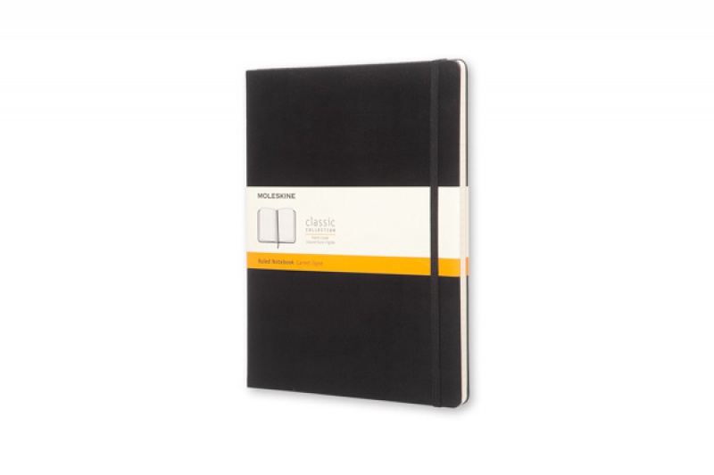 284448-289490-notes_moleskine_classic_xl_19x25cm_w_linie_t-800w Notes MOLESKINE Classic XL (19x25cm) w linie, twarda oprawa, 192 strony, czarny - obrazek 1