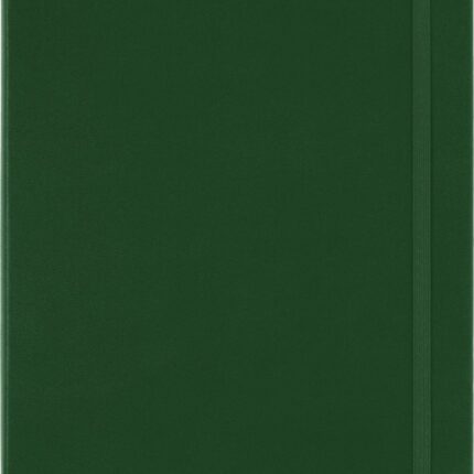 Notes MOLESKINE Classic XL (19x25cm) w kratkę, twarda oprawa, myrtle green, 192 strony, zielony