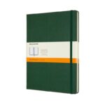 Notes MOLESKINE Classic XL (19x25cm) w linie, twarda oprawa, myrtle green, 192 strony, zielony
