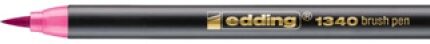 Pisak z końcówką pędzelkową e-1340 EDDING, 1-3 mm, różowy (opakowanie 10 szt.)