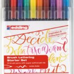 Pisak z końcówką pędzelkową e-1340 EDDING, 1-3 mm, 10 szt., mix kolorów