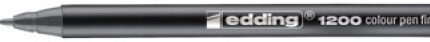 Pisak z cienką końcówką e-1200 EDDING, 1 mm, szary