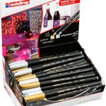 Pisak metaliczny e-1200 EDDING, 1-3 mm, display, 50 szt., mix kolorów