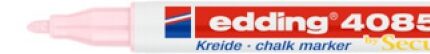 Marker kredowy e-4085 EDDING, 1-2 mm, pastelowy różany (opakowanie 10 szt.)