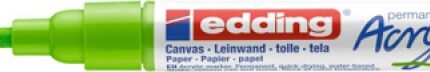 Marker akrylowy e-5100 EDDING, 2-3 mm, matowy żółtozielony (opakowanie 10 szt.)