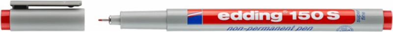 289113-301336-foliopis_zmywalny_e_150_s_edding_0_3_mm_czer-800w Foliopis zmywalny e-150 S EDDING, 0,3 mm, czerwony - obrazek 1