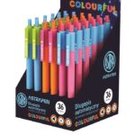 Długopis automatyczny trójkątny Colorful 0.6 mm Astra Pen,