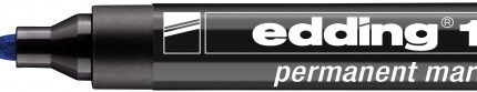 Marker permanentny e-103 EDDING, niebieski (opakowanie 10 szt.)