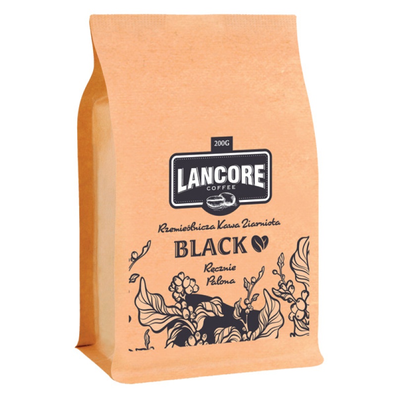 295622-322837-kawa_lancore_coffee_black_blend_ziarnista_20-800w-1 Kawa LANCORE COFFEE Black Blend, ziarnista, 200g (opakowanie 12 szt.) - obrazek 1