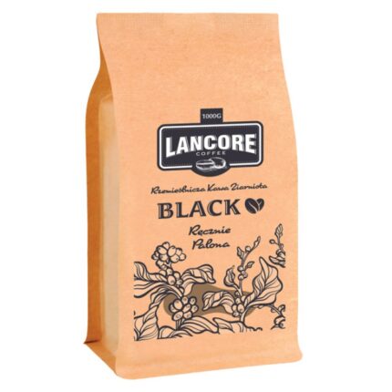 Kawa LANCORE COFFEE Black Blend, ziarnista, 1000g (opakowanie 3 szt.)
