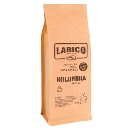 Kawa LARICO Kolumbia Excelso, mielona, 225g (opakowanie 10 szt.)