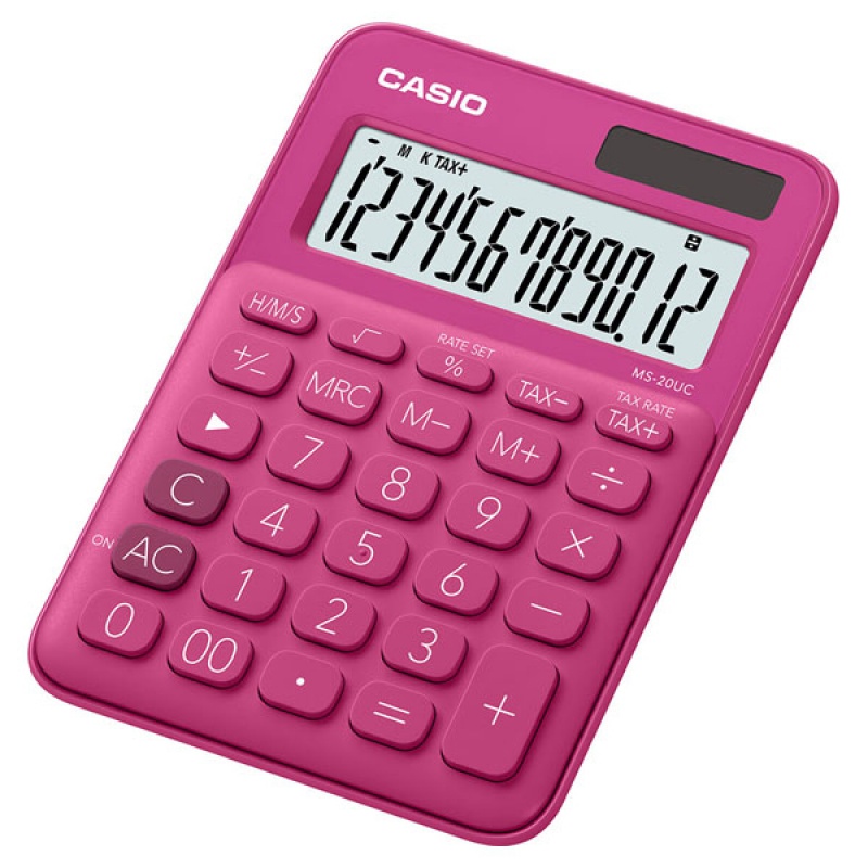296341-323630-kopia_kalkulator_biurowy_casio_ms_20uc_rd_s_-800w Kalkulator biurowy CASIO MS-20UC-RD-B, 12-cyfrowy, 105x149,5mm, kartonik, czerwony - obrazek 1