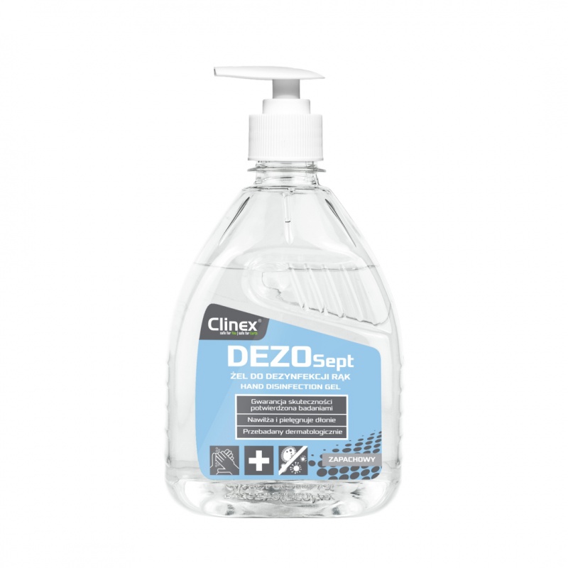 299123-209575-zel_do_dezynfekcji_rak_clinex_dezosept_500ml-800w Żel CLINEX Dezosept, do dezynfekcji rąk, 500ml - obrazek 1