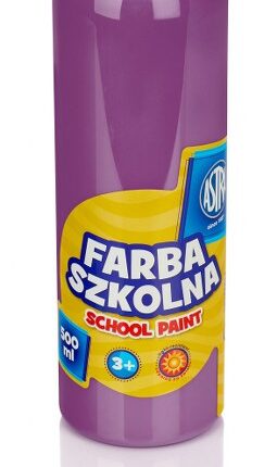 Farba szkolna Astra 500 ml - śliwkowa