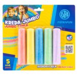 Kreda Jumbo Astra Fun 2x2x10,5 cm 5 szt