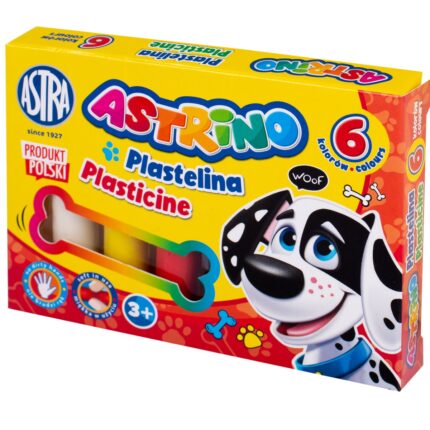 Plastelina Astrino 6 kolorów