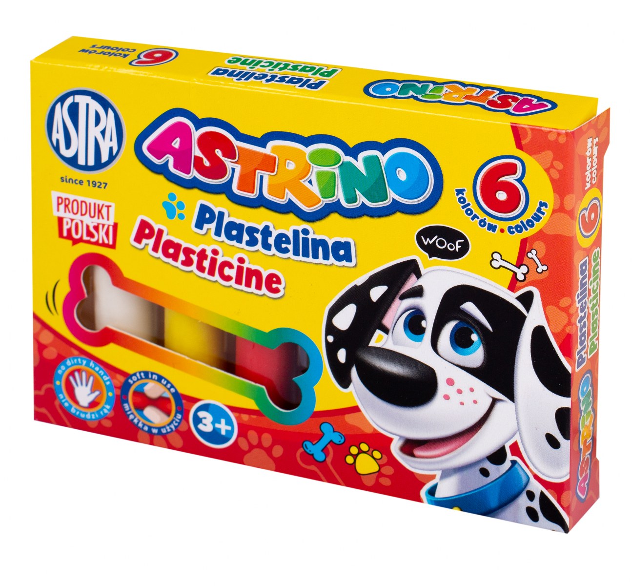 Plastelina Astrino 6 kolorów Plastelina Astrino 6 kolorów - obrazek 1