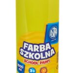 Farba szkolna Astra 1000 ml - cytrynowa