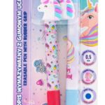 Długopis wymazywalny CLICK z gumowym uchwytem 0,5 mm ASTRAPEN Unicorn - 2 szt. blister
