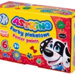 Farby plakatowe Astrino 6 kol x 20 ml