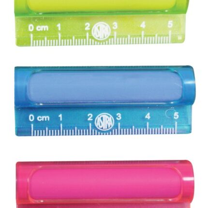 Gumka i linijka 5cm 2w1 ASTRA - 18 szt. drum