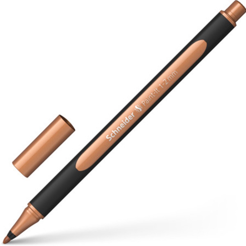 304526-339192-cienkopis_metaliczny_schneider_paint_it_020_-800w Cienkopis metaliczny SCHNEIDER Paint-It 020, 1-2mm, miedziany metalik - obrazek 1