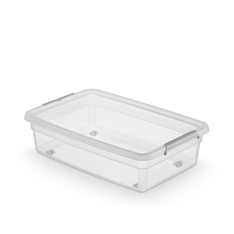 305014-339683-pojemnik_do_przechowywania_moxom_basestore_b-800w-1 Pojemnik do przechowywania MOXOM Basestore Bedroller, 29l, na kółkach, z klipsem, transparentny - obrazek 1