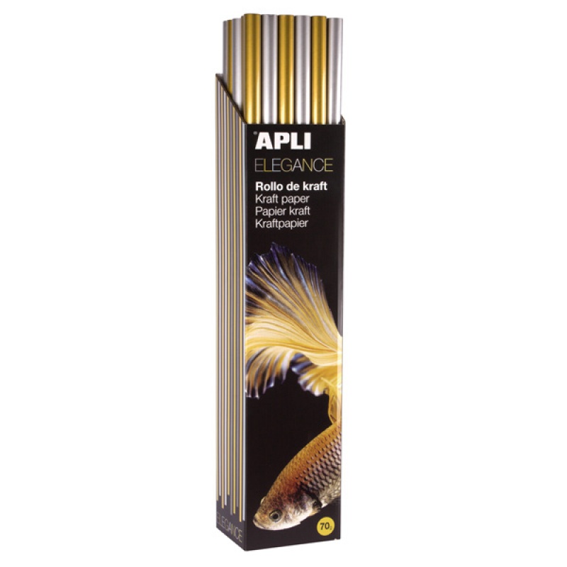 307050-341628-papier_prezentowy_apli_kraft_100x300cm_70_g_-800w Papier prezentowy APLI Kraft, 100x300cm, 70 g/m2, 1 szt., srebrny/złoty mix - obrazek 1