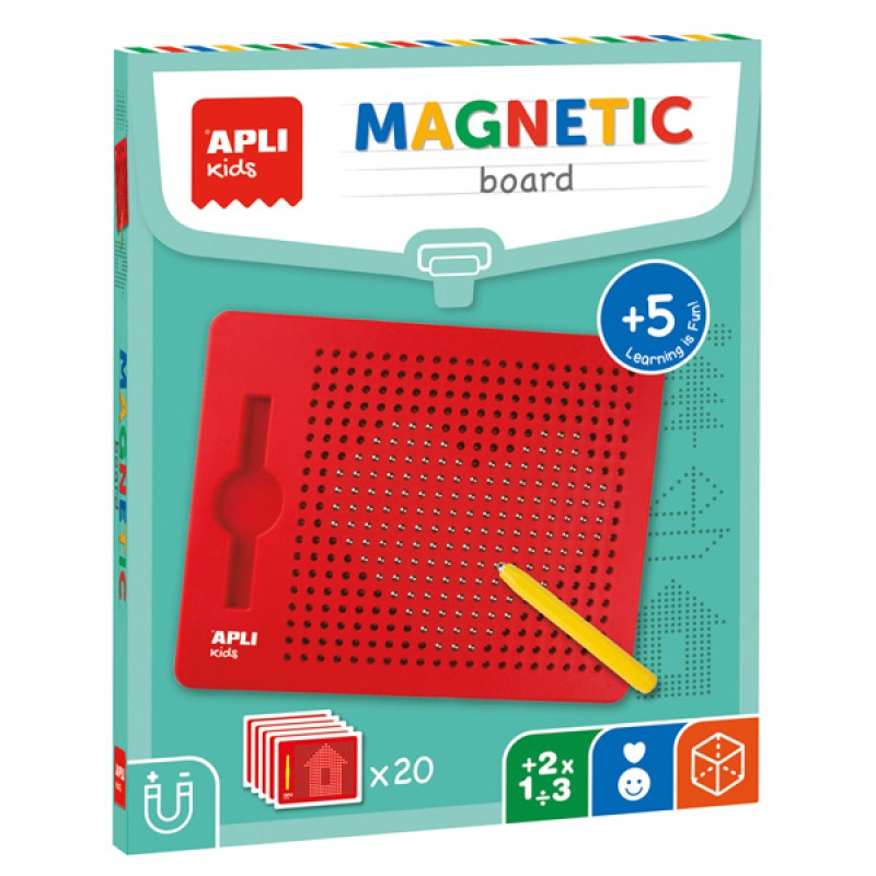 307067-341638-tablica_magnetyczna_apli_kids_l_z_rysikiem_1-800w-1 Tablica magnetyczna APLI Kids, L, z rysikiem, 10 kart z 20 rysunkami - obrazek 1