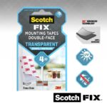 Paski montażowe SCOTCH®, dwustronne, 8 pasków, transparentne - obrazek 7