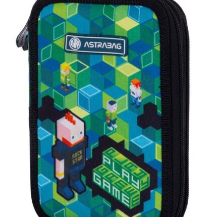 Piórnik podwójny bez wyposażenia ASTRABAG GAME, AC2