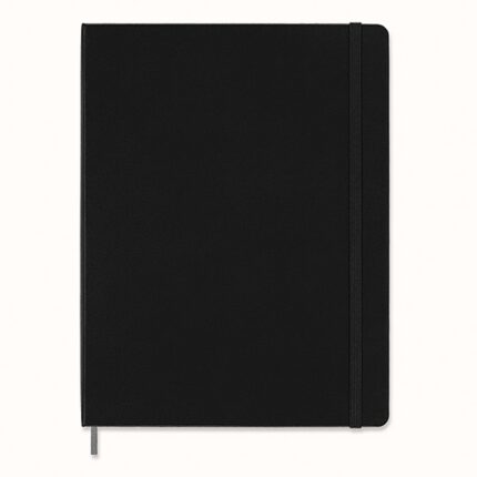 Notatnik MOLESKINE XL (19x25cm), Smart, w linie, twarda oprawa, czarny