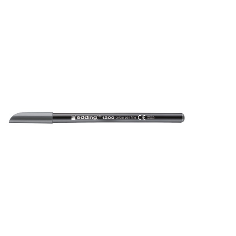 315411-343018-pisak_z_cienka_koncowka_e_1200_edding_1_mm_s-800w Pisak z cienką końcówką e-1200 EDDING, 1 mm, srebrnoszary - obrazek 1