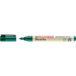 Marker permanentny e-25 EDDING ecoline, 1mm, zielony (opakowanie 10 szt.)
