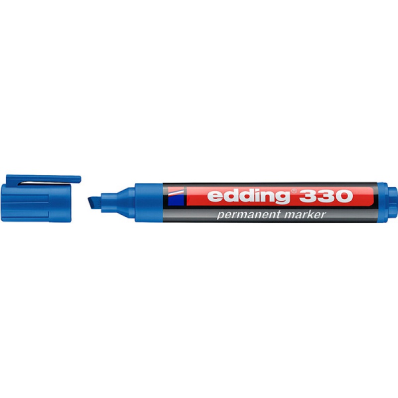 315421-343028-marker_permanentny_e_330_edding_1_5_mm_bleki-800w Marker permanentny e-330 EDDING, 1-5 mm, błękitny (opakowanie 10 szt.) - obrazek 1