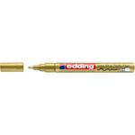 Marker olejowy połyskujący e-751 EDDING, 1-2 mm, złoty (opakowanie 10 szt.)