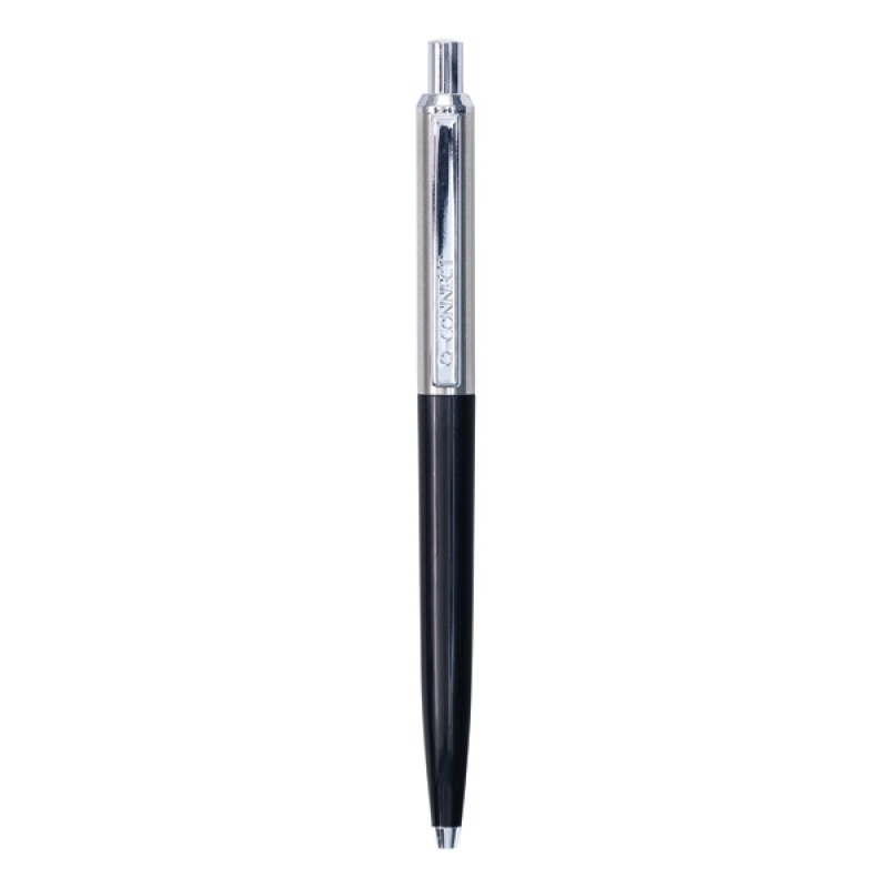 315517-267062-dlugopis_automatyczny_q_connect_prestige_met-800w Długopis automatyczny Q-CONNECT PRESTIGE, 0,7mm, czarno/srebrny, wkład niebieski - obrazek 1