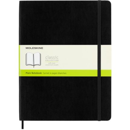 Notes MOLESKINE Classic XL (19x25cm) gładki, miękka oprawa, 192 strony, czarny