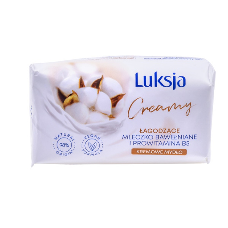315651-70848-mydlo_luksja_bawelna_i_prowitamina_100g-800w Mydło LUKSJA Bawełna i prowitamina, 100g - obrazek 1