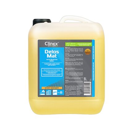 Płyn CLINEX Delos Mat, do mycia i pielęgnacji mebli, 5l