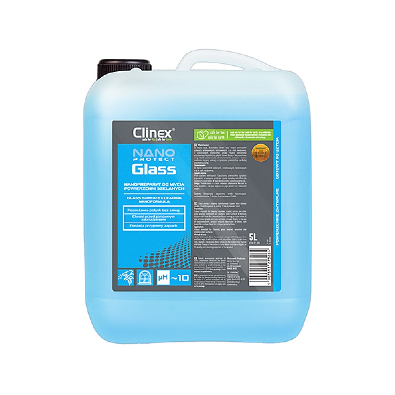315825-33141-preparat_do_mycia_szyb_clinex_nano_protect_gl-800w-1 Preparat CLINEX Nano Protect Glass, do mycia szyb, 5l - obrazek 1